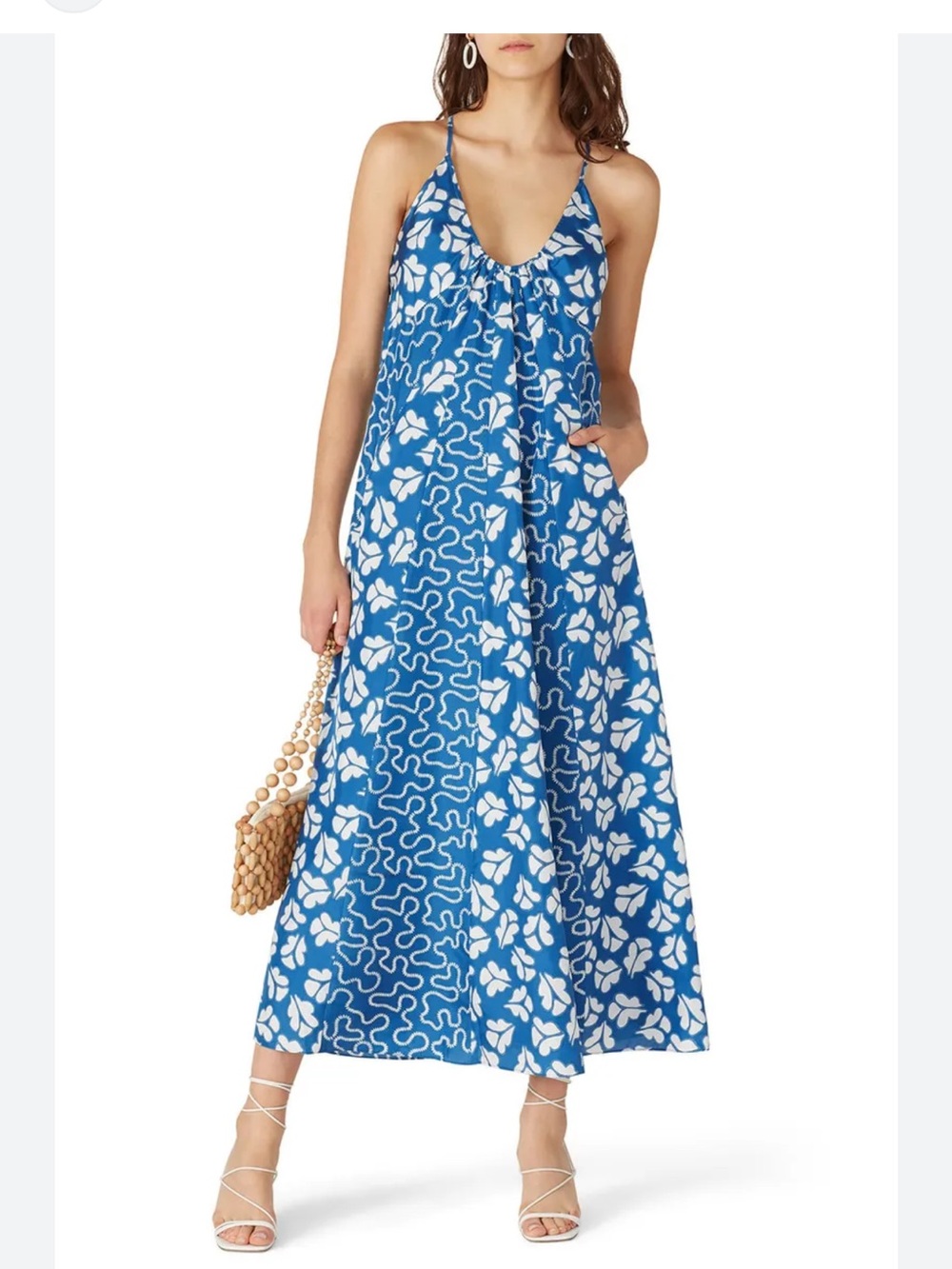 Rebecca Taylor Blue Sheer Maxi Dress